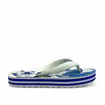 Chinelo Farm Plataforma Tiras Estampado Delicadeza AV 25