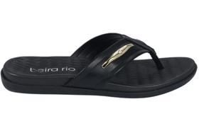 Chinelo fem beira rio ref:8544101 33/40 dedo basico napa/metalizado