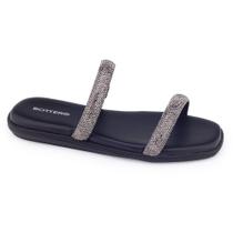 Chinelo Fem Bottero 358222 Couro BOTPOSITANO Strass Brilho