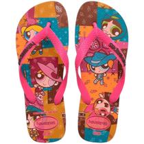 Chinelo Fem Havaianas Top Meninas Super Poderosas Warner Chinelo Fem Havaianas Top Meninas Super Poderosas Warner