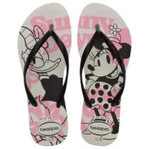 Chinelo Feminina Havaianas Slim Disney Minnie Mouse Original