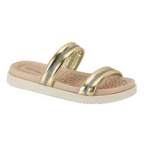 Chinelo Feminina Modare Salto Flatform Brilho Slide 7178.108