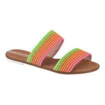 Chinelo Feminina Moleca 5297.449 Rasteira Casual Tiras Confortavel