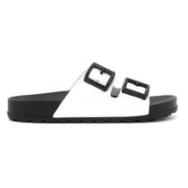 Chinelo Feminina Moleca 5436.401 Salto Baixo Papete Flat Fivela Leve