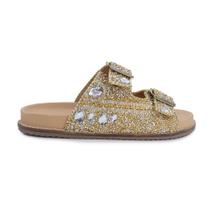 Chinelo Feminina Trilha da Lua Dourado Palha - BK9000