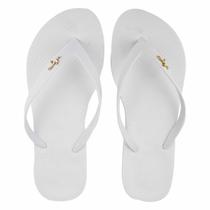 Chinelo Feminino Adulto Branco Slim Magicc