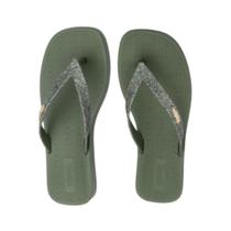 Chinelo feminino Adulto Melissa Sun Long Beach II Glitter - Original - Mk-35781