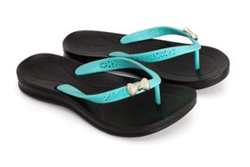 Chinelo Feminino Alcalay Com Detalhe De Laço Ortopédico Macio Chinelo Feminino Alcalay Com Detalhe De Laço Ortopédico Macio