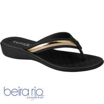 Chinelo Feminino Anabela Beira Rio Conforto Macio Esporão Ref. 8224804