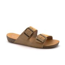 Chinelo Feminino Andacco Fivelas Couro 14260