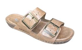 Chinelo Feminino Andacco Fivelas Couro 14260