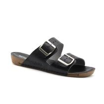 Chinelo Feminino Andacco Fivelas Couro 14260