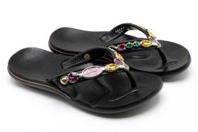 Chinelo Feminino Antiderrapante Esporão P/ Dor Nos Pés com Enfeite na Tira Ch06R Chinelo Feminino Antiderrapante Esporão P/ Dor Nos Pés com Enfeite na Tira Ch06R