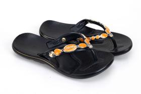 Chinelo Feminino Antiderrapante Esporão P/ Dor Nos Pés com Enfeite na Tira Ch06R