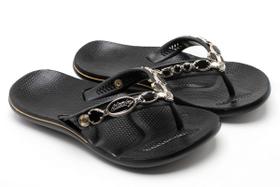 Chinelo Feminino Antiderrapante Previne Dor Nos Pés e Pernas com Enfeite na Tira de Borboleta Ch06R