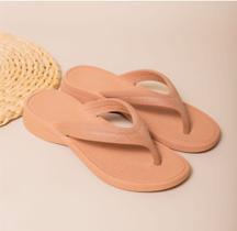 Chinelo Feminino Aurora Anatômico Tamanco Rasteira Macio, Leve e Confortável para Dia a Dia e Praia