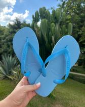 Chinelo Feminino Azul Bebê