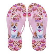 Chinelo Feminino Be Forever Dog Donut Stop Me Now 110.23107 Rosa