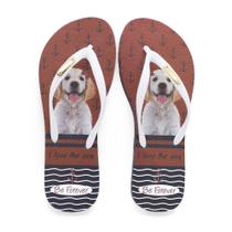 Chinelo Feminino Be Forever Labrador Sea 11702B Branco