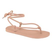 Chinelo Feminino Beira Rio Original Amarração Confortável de Amarrar Antiderrapante Moda