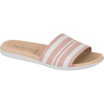 Chinelo Feminino Beira Rio Slide Flat Conforto Ortopédico