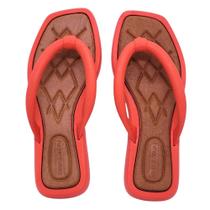 Chinelo Feminino Bico Quadrado Confortável Terra e Água Chinelo Feminino Bico Quadrado Confortável Terra e Água