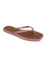 Chinelo Feminino Bico Quadrado Para Praia Moda Verão Básico