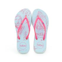 Chinelo Feminino Borracha Duas Tiras Estampado Chinelo Feminino Borracha Duas Tiras Estampado