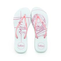 Chinelo Feminino Borracha Duas Tiras Estampado