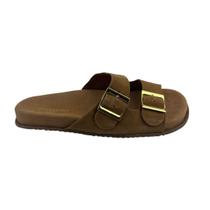 Chinelo Feminino Bottero 576693_7 Couro Camurça