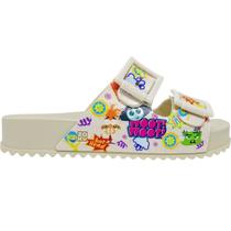 Chinelo Feminino Casual Dia a Dia com Brilho Tiras com Fivela Disney Zaxy 19149