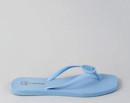 Chinelo Feminino CBK Confortável Borracha Azul Chinelo Feminino CBK Confortável Borracha Azul