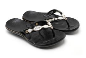 Chinelo Feminino Com Resina Colorida Alcalay Anatômico Macio