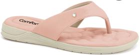 Chinelo Feminino Comfortflex Rasteira Ponto Dourado Conforto 2480404