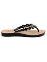 Chinelo Feminino Confortavel Anatômico Terapia dos Pés Preto