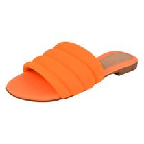 Chinelo Feminino Confortavel Slide Neon Casual Verao