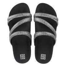 Chinelo Feminino Conforto Flat Tiras Brilho Zaxy Glitter Chinelo Feminino Conforto Flat Tiras Brilho Zaxy Glitter