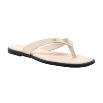 Chinelo Feminino Cravo E Canela Couro
