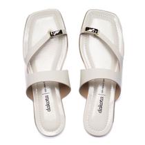 Chinelo Feminino Dakota Thong Verniz Off White Chinelo Feminino Dakota Thong Verniz Off White