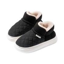 Chinelo Feminino de Inverno com Sola Grossa Antiderrapante e Forro de Lã Chinelo Feminino de Inverno com Sola Grossa Antiderrapante e Forro de Lã