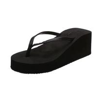 Chinelo Feminino De Verão Com Plataforma E Salto Anabela, Leve, Antiderrapante E Com Sola Grossa Chinelo Feminino De Verão Com Plataforma E Salto Anabela, Leve, Antiderrapante E Com Sola Grossa