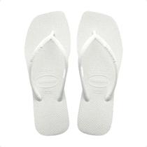 Chinelo Feminino Dedo Slim Square Havaianas Branco
