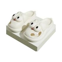 Chinelo Feminino Divertido De EVA Com Desenho De Cachorro De Olhos Grandes E Língua De Beijo