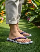 Chinelo Feminino DuRio Air Salto Espuma EVA Conforto Estilo Vegano Original Para Trabalho, Lazer e Dia a Dia