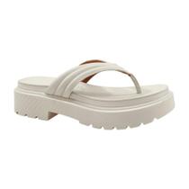 Chinelo Feminino em Plataforma Tratorada com Tiras Largas Vizzano Chinelo Feminino em Plataforma Tratorada com Tiras Largas Vizzano
