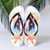 Chinelo Feminino Estampado para Praia LIRASOL Estilo Tropical Tendência Verão 2025