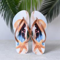 Chinelo Feminino Estampado para Praia LIRASOL Estilo Tropical Tendência Verão 2025