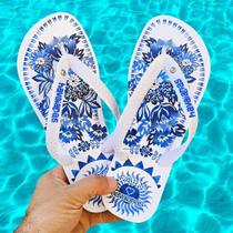 Chinelo Feminino Estampado para Verão Confortável Chinelo Feminino Estampado para Verão Confortável