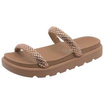 Chinelo Feminino Flat de Brilho Conforto Vizzano 6459.128