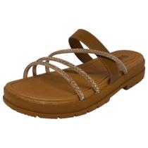 Chinelo Feminino Flatform Conforto Brilho Elegante Sua Cia